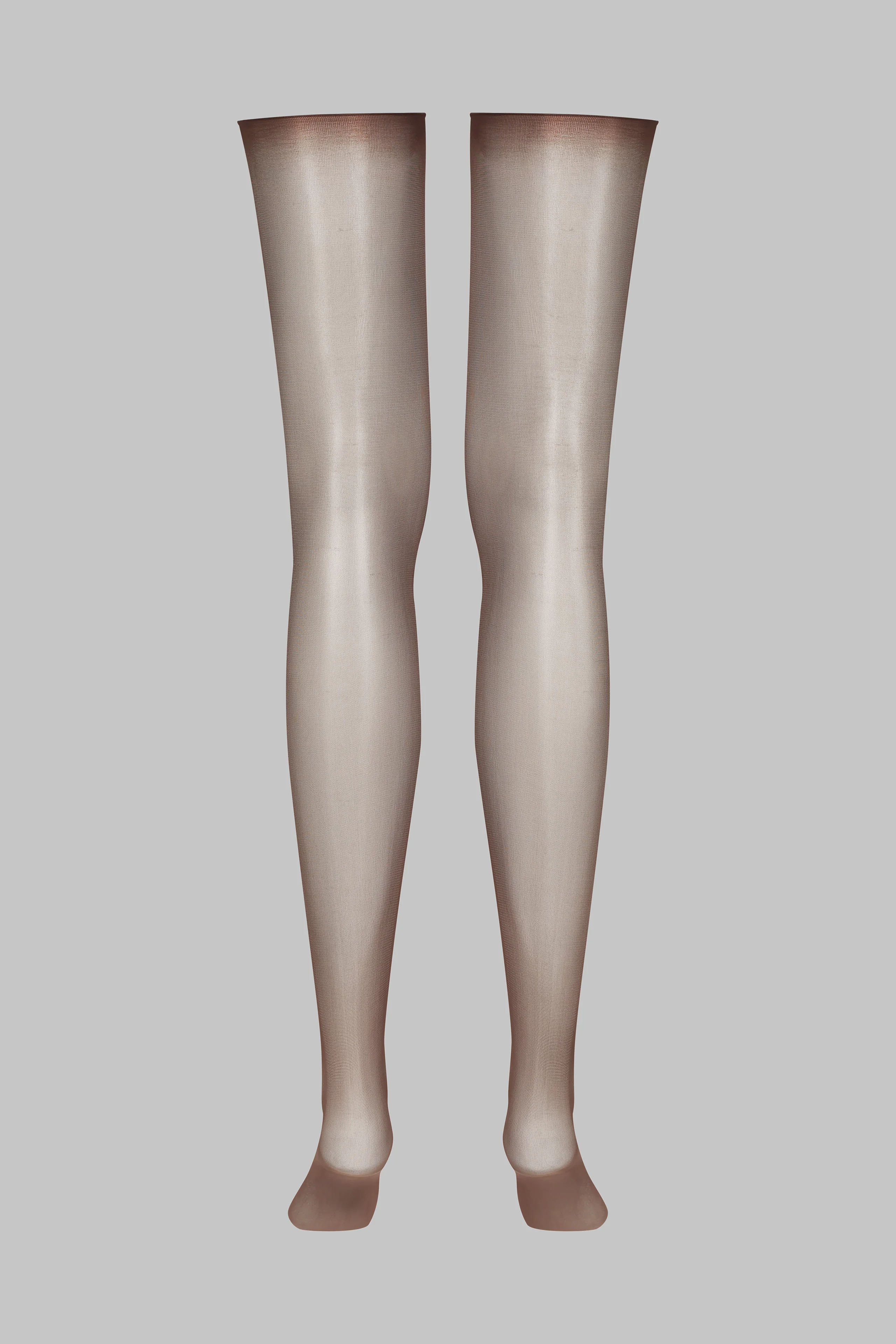 Cut and curled sheer stockings - 20D - LEGWEAR - Image 3