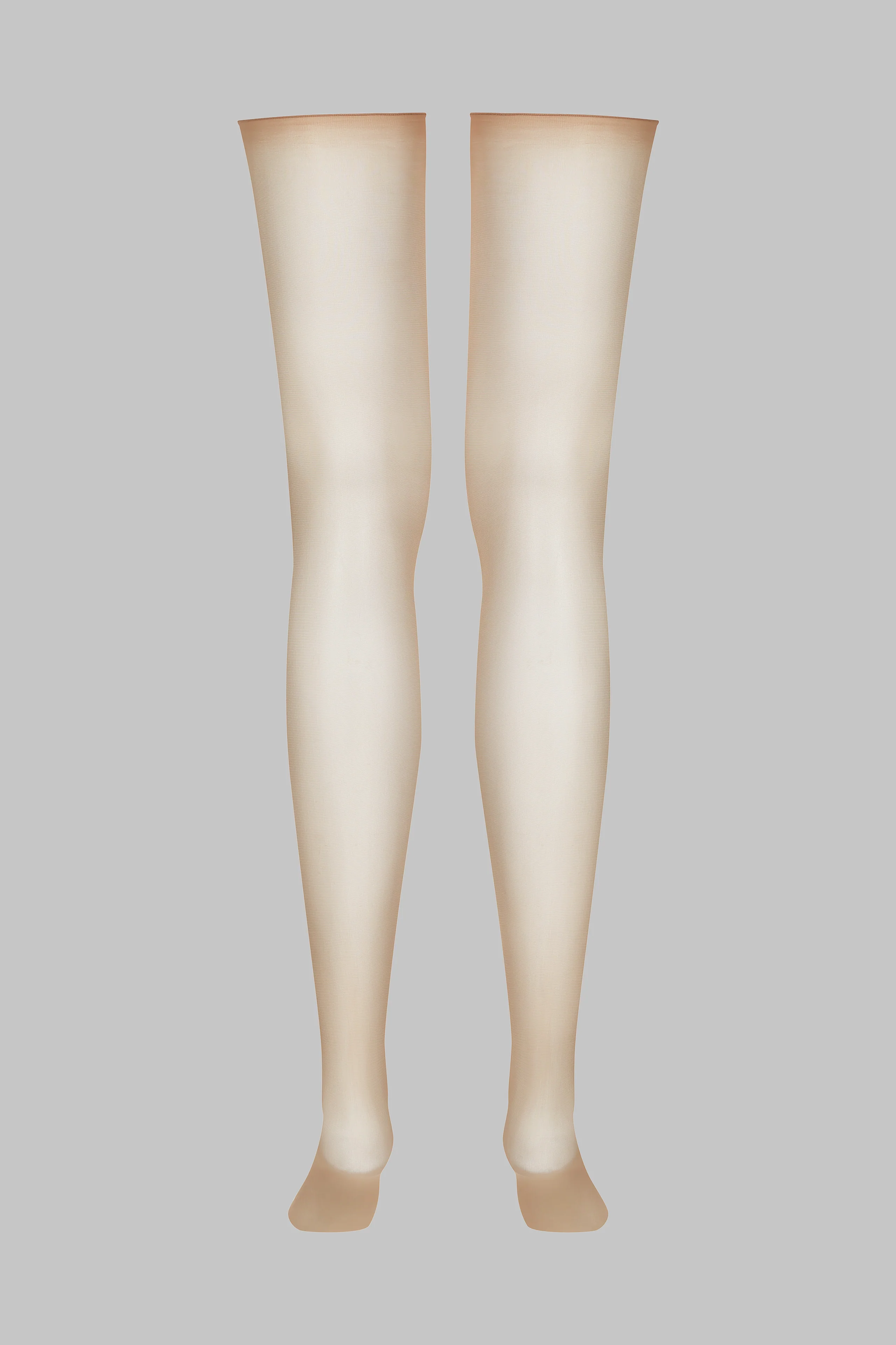 Cut and curled sheer stockings - 20D - LEGWEAR - Image 3