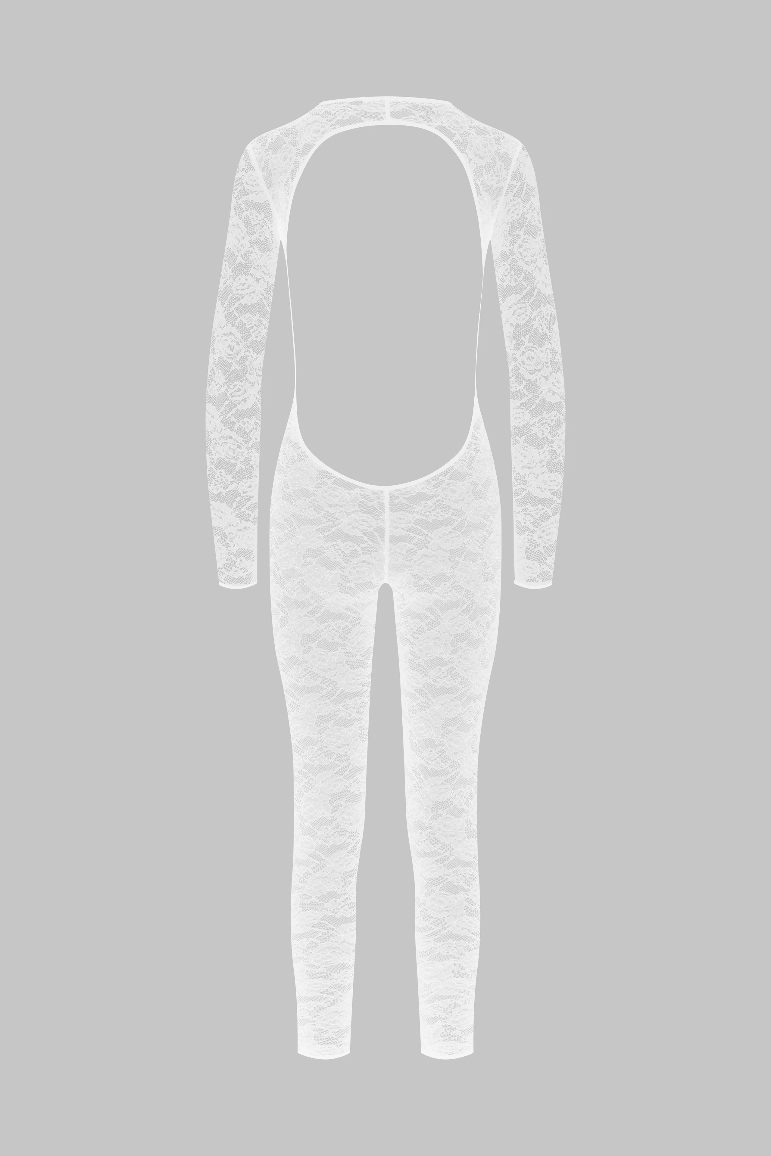 Long sleeve backless jumpsuit - Flashback - Image 3