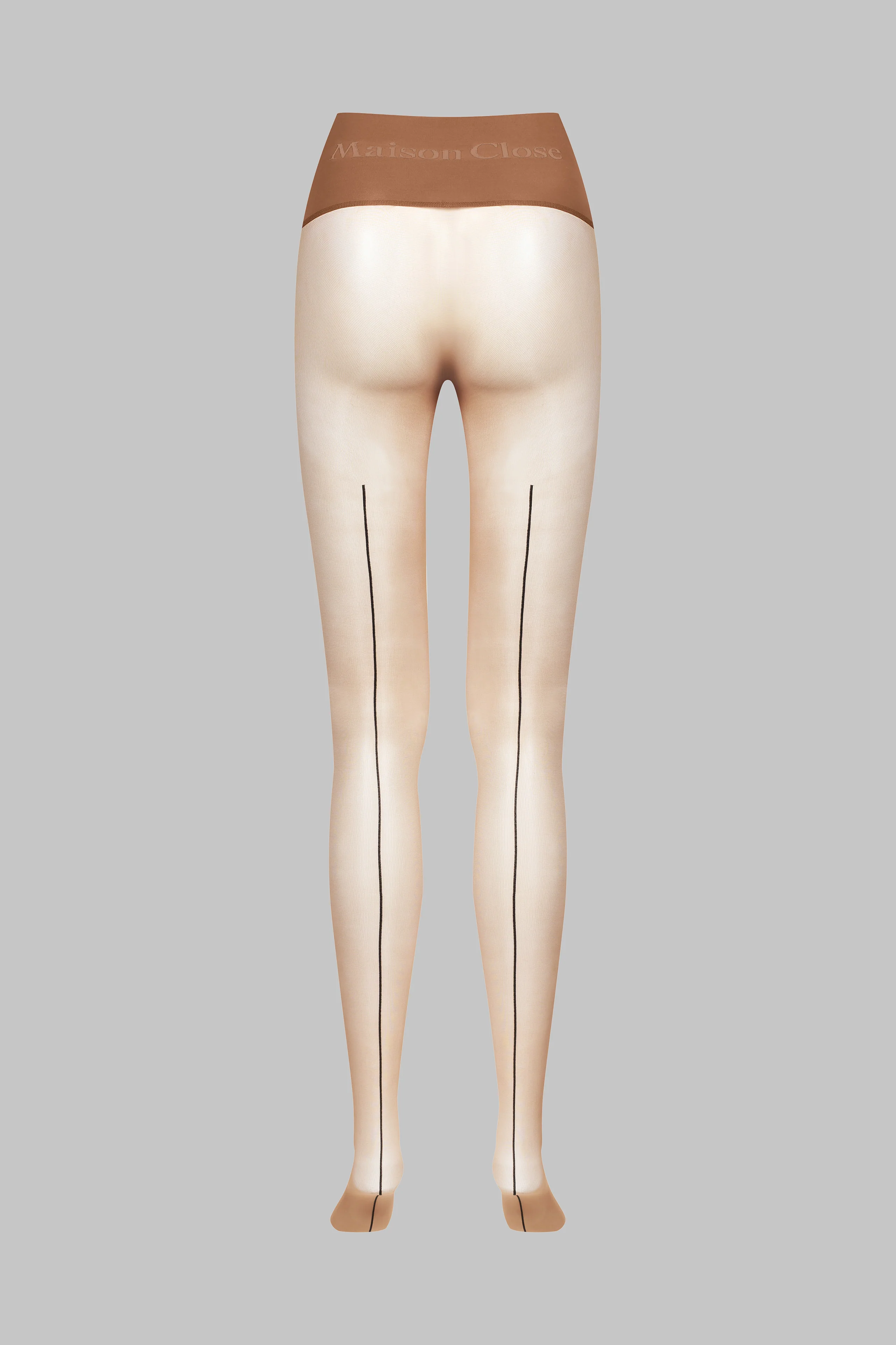 Signature Back Seam Seamless Tights - 20D - Sun Nude - LEGWEAR - Image 4