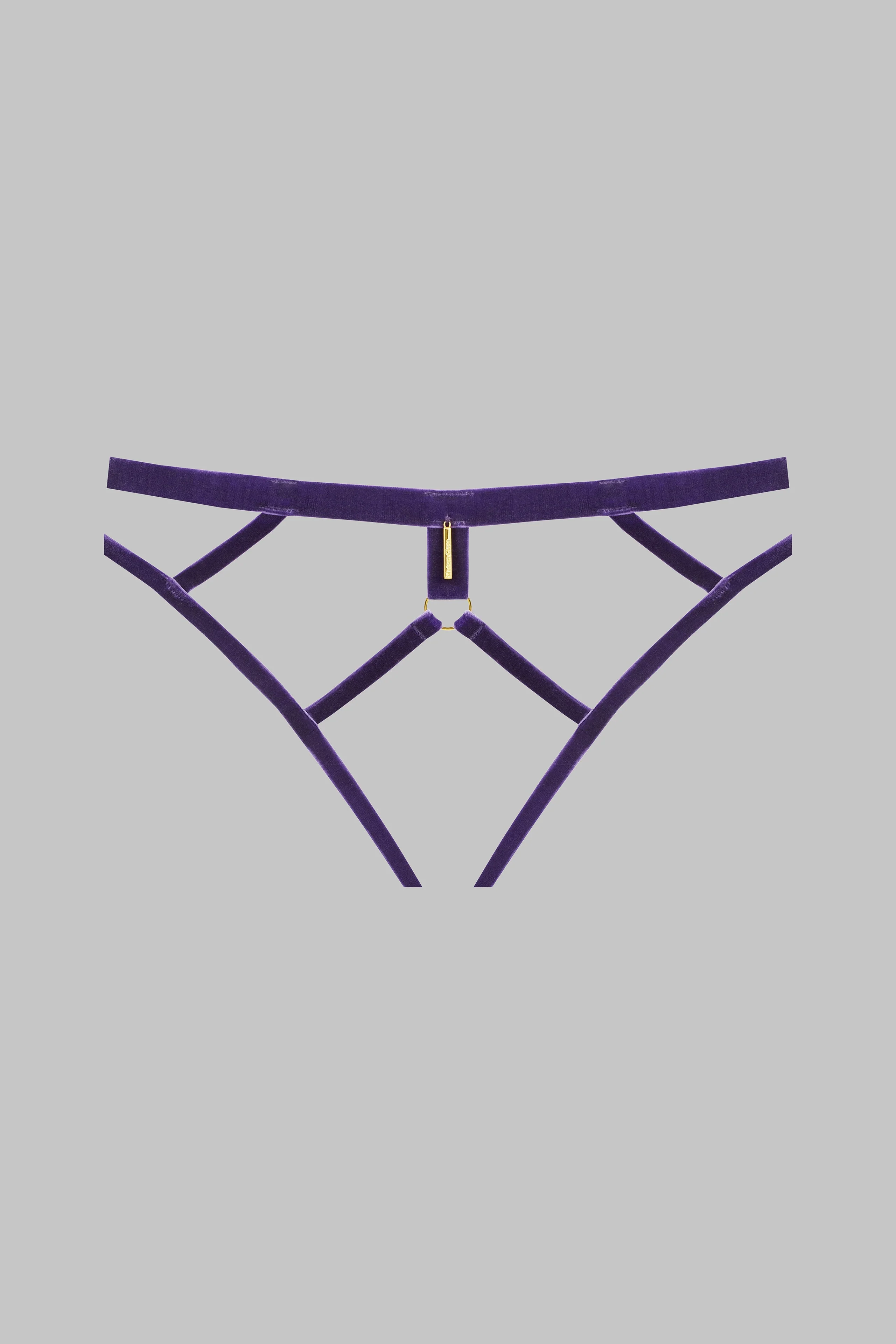 Open panty - Velvet set - Image 2