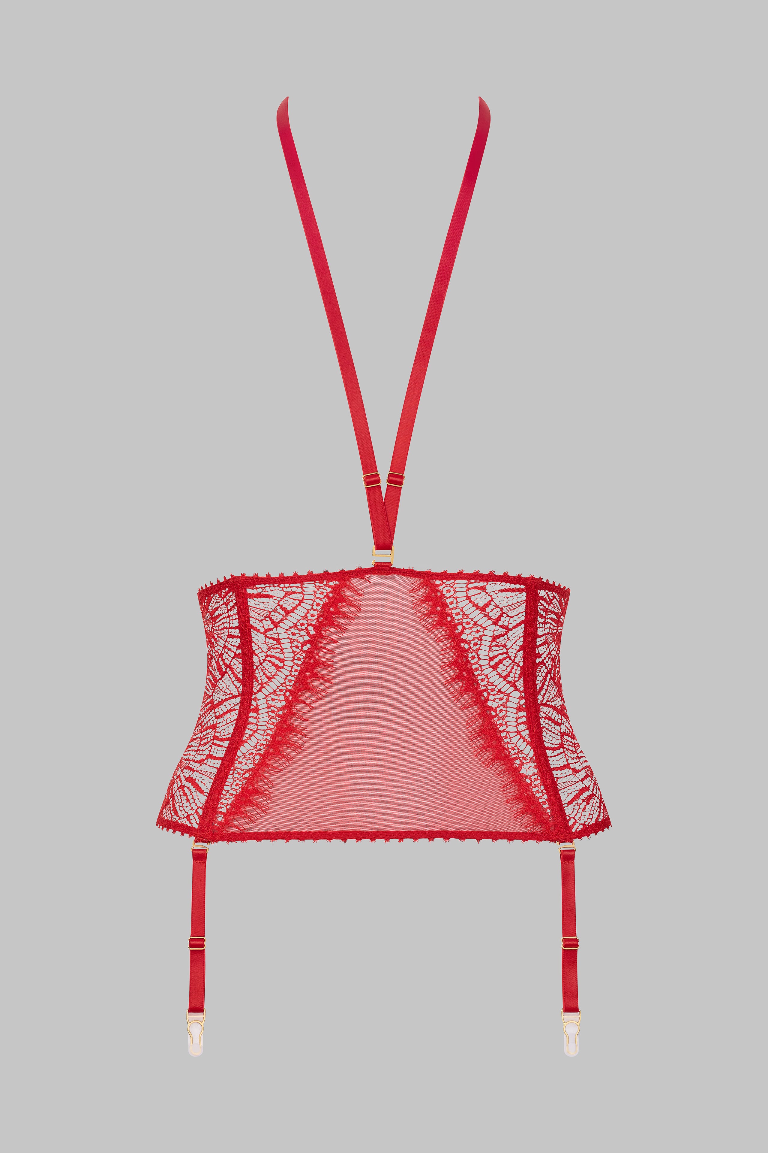 Waist cincher with suspenders - Accroche Coeur - Image 5