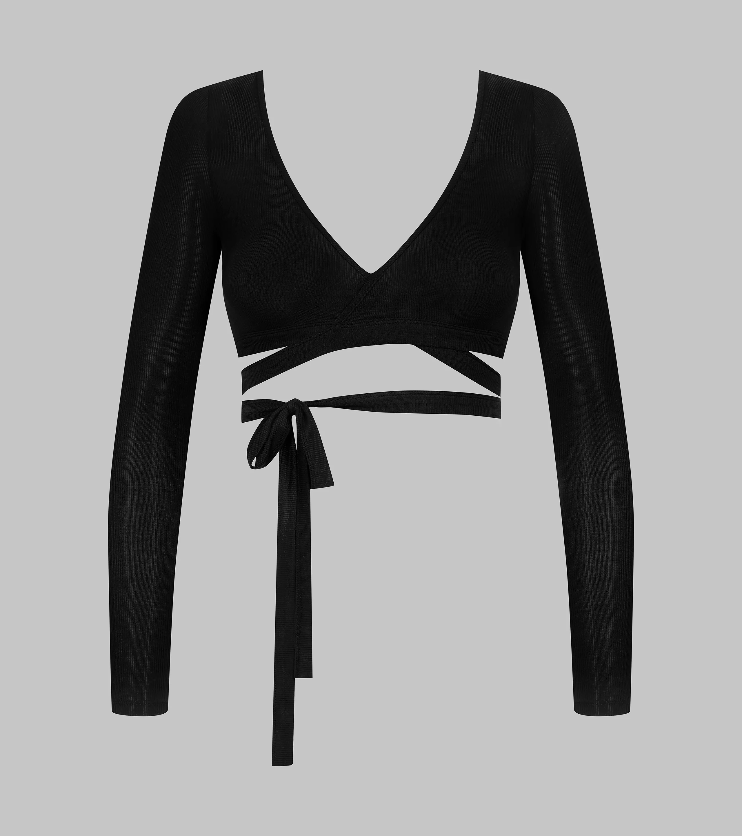 Long sleeves wrap top - La Femme Amazone - Image 2